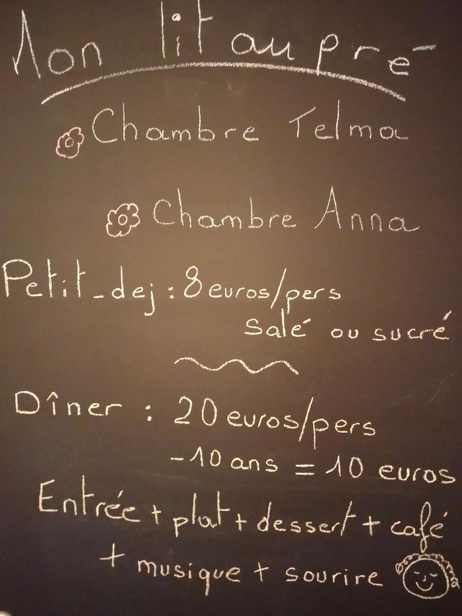 Chambre Familiale Anna "Mon Lit Au Pre" , Jusqu'A 4 Adultes Et 2 Enfants Avec Piscine Familles, Couples Ou Femmes Seulement Pontours Eksteriør bilde